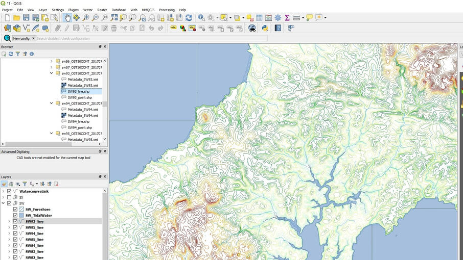 Advanced GIS projects and map databases for your setting!